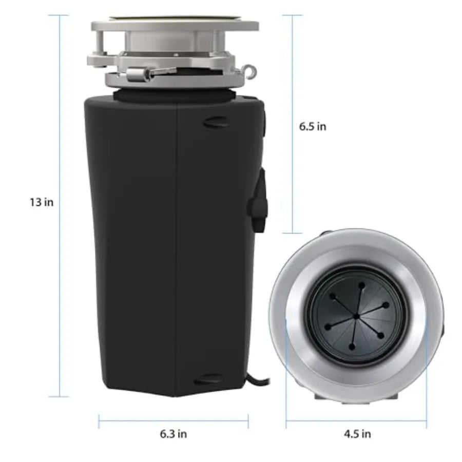 1/3 Horsepower Disposal w/Removeable Splash