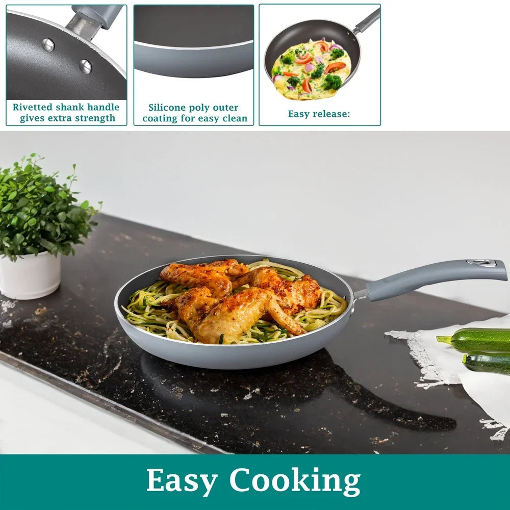 10" Heavy Duty Nonstick Aluminum Skillet