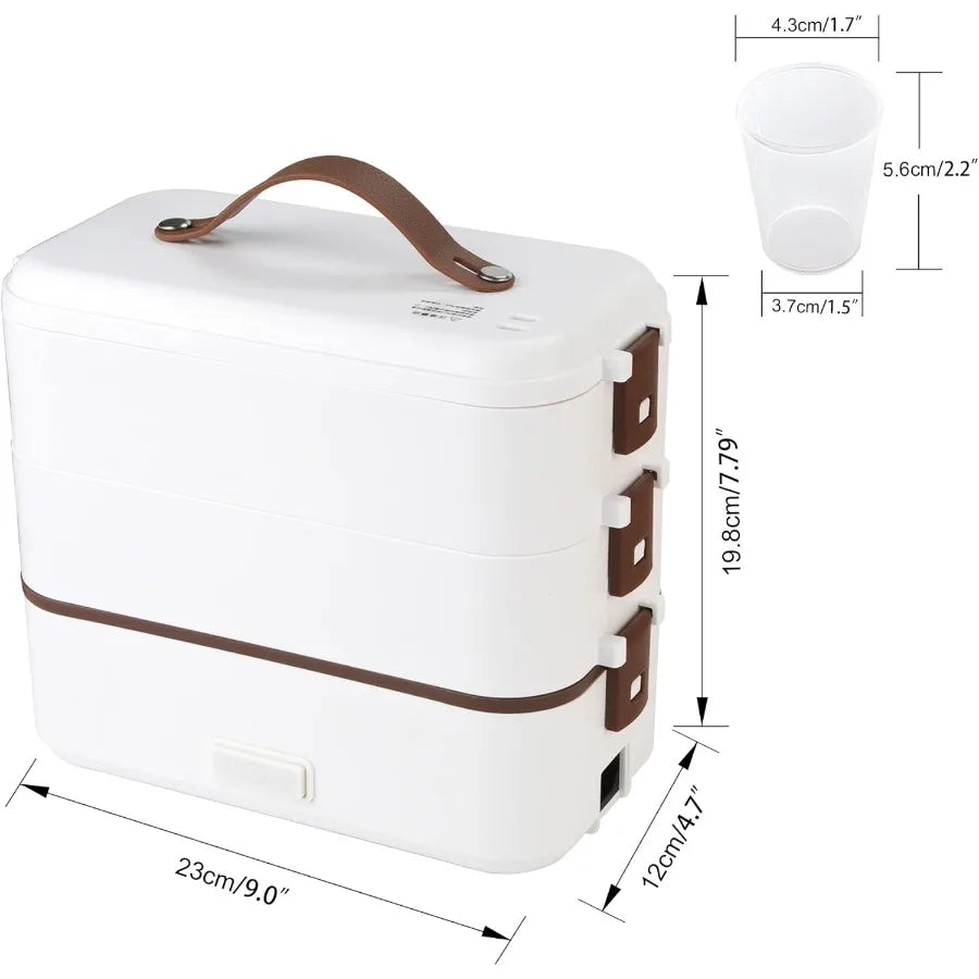Self-Cooking Electric Lunch Box Portable Food Warmer