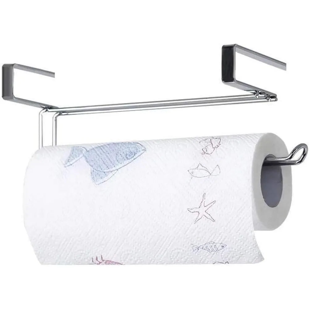 Under Cabinet Over Door Towel Holder