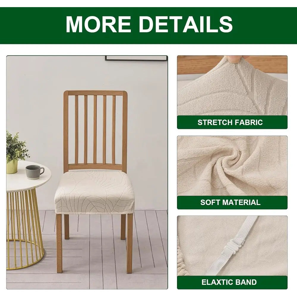4 Chair Covers Stretchable Washable