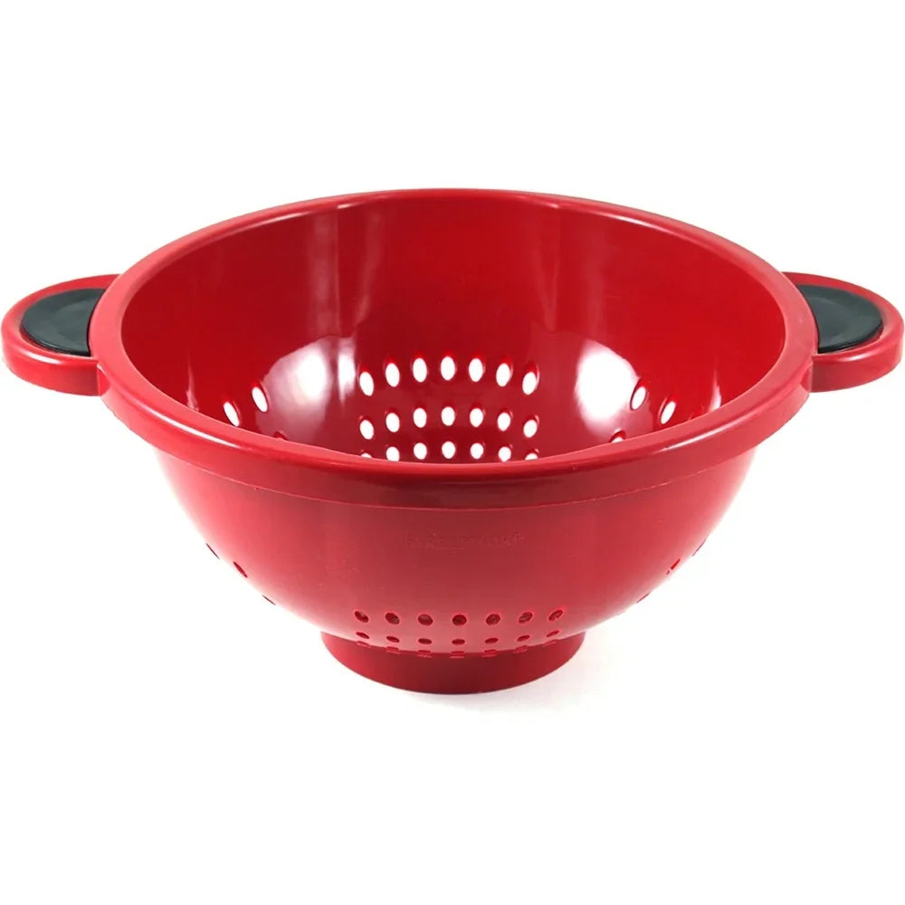 Durable Plastic Colander with Soft Grip Handles