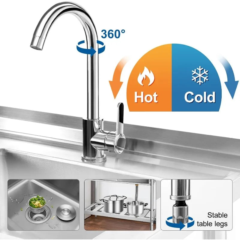 Stainless Steel Utility Sink