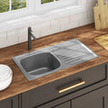 Kitchen Sink w/Drainboard Stainless