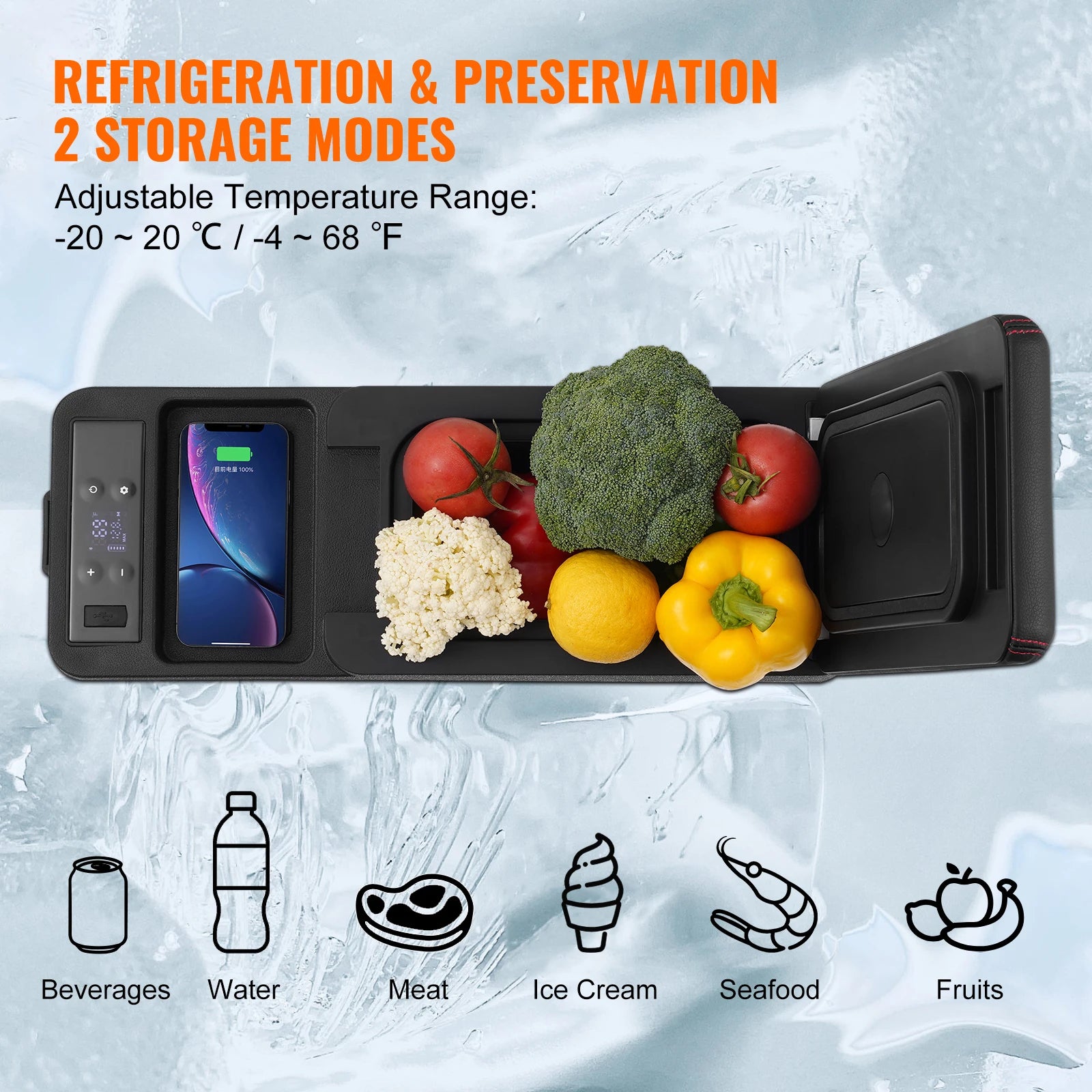 8L Car Refrigerator Car Armrest