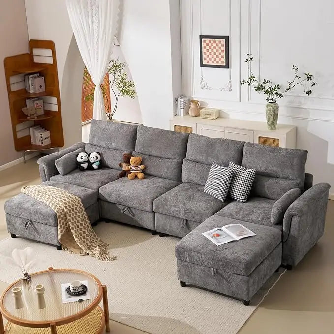 133'' Modular Sectional U-Shaped