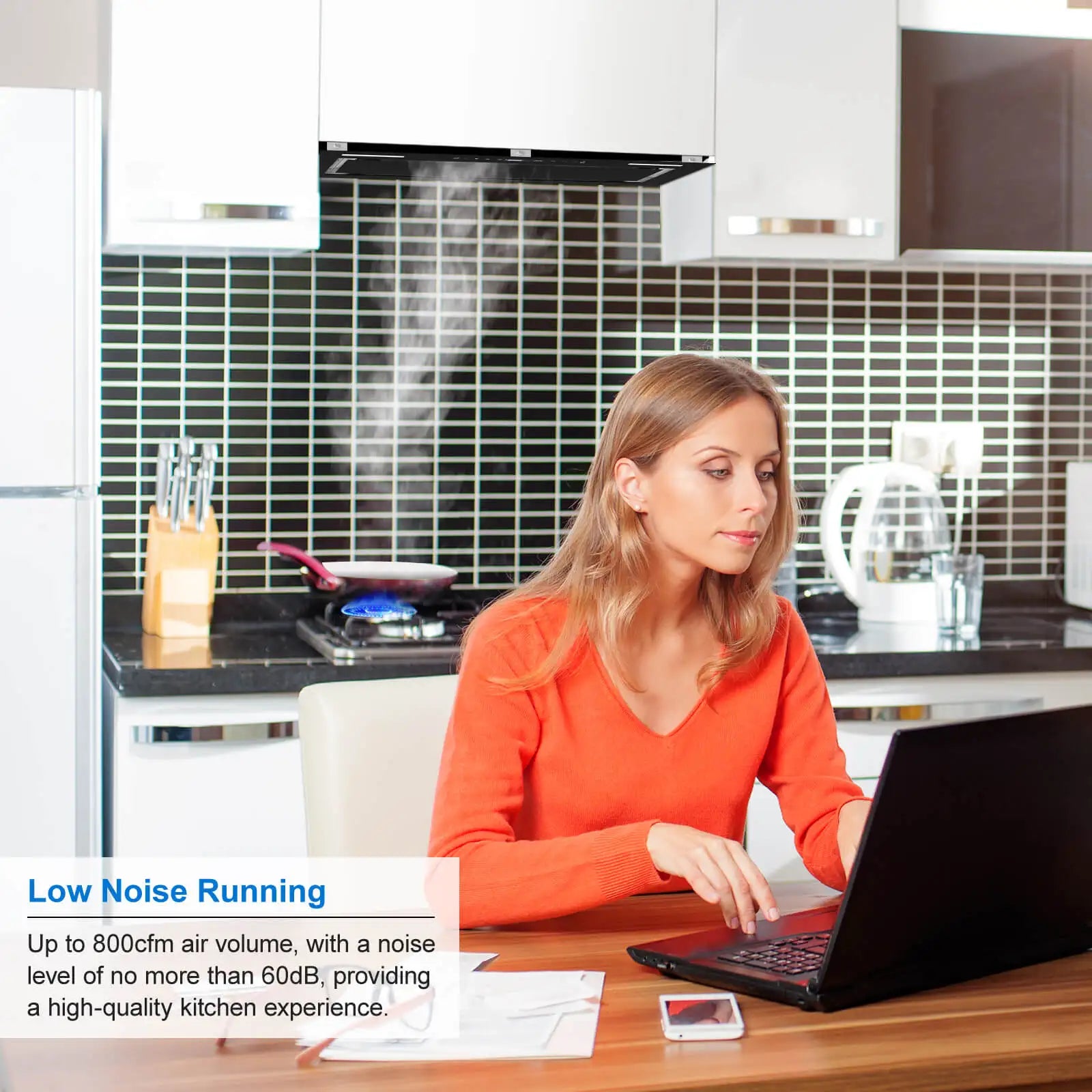 30" 900CFM Built-in, Touch Sensing, Ducted/Ductless