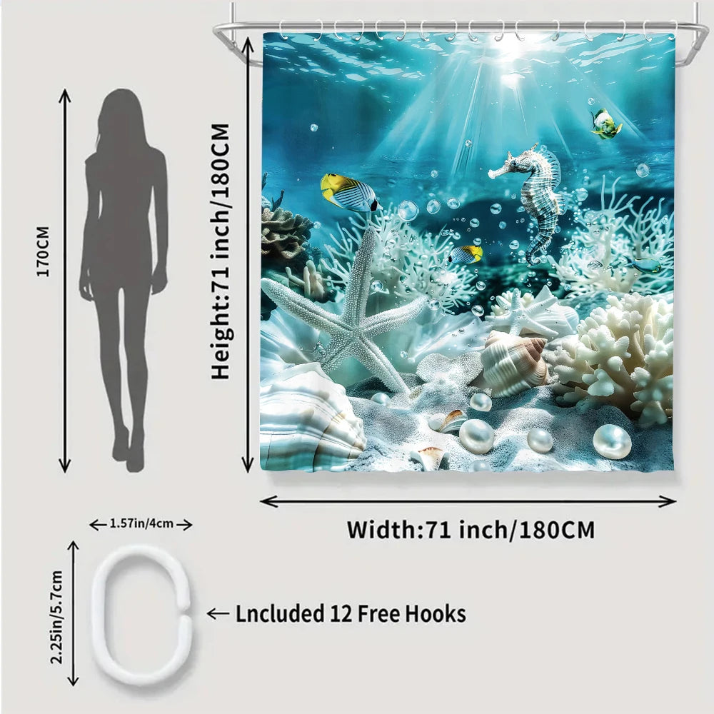 Ocean Bathroom Four-piece Set