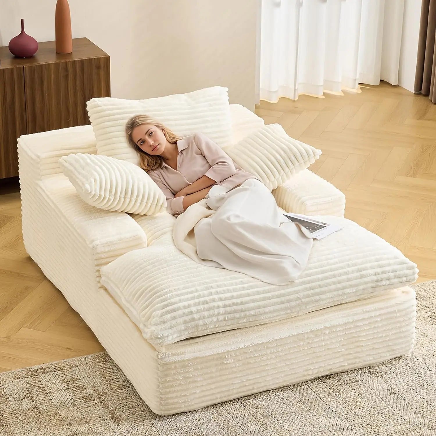 67 Inch Chaise Lounge Chair