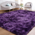 Fluffy Purple Rug 6X9 Shag