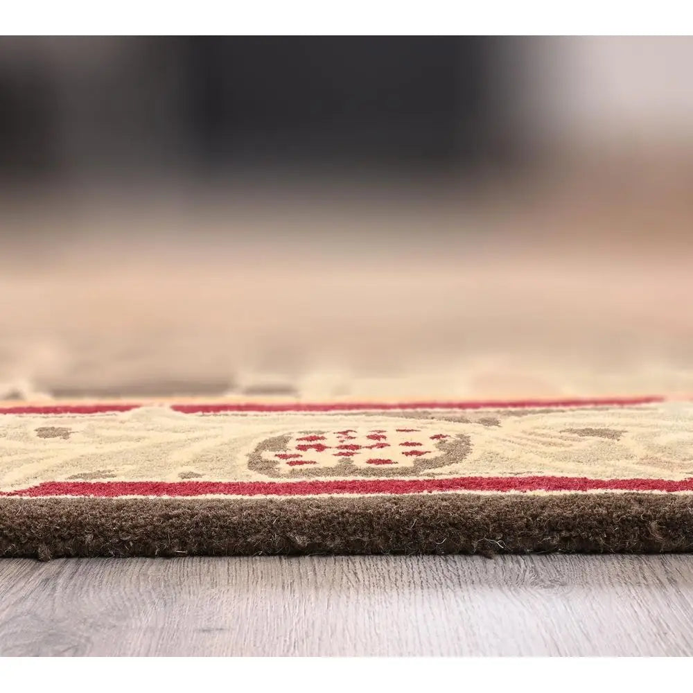 9x12 Handmade W. Morris Traditional Oriental 100% Wool