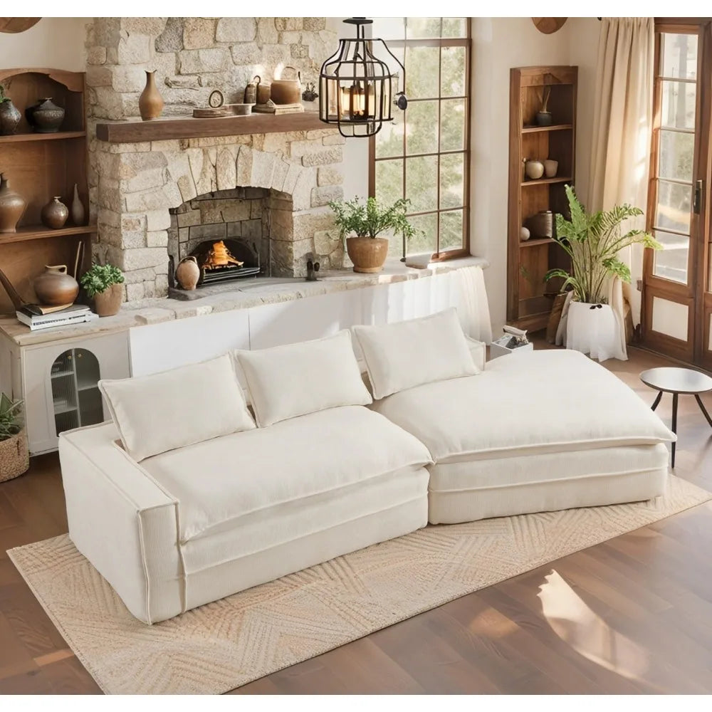Oversized Deep Seat Cloud Couch