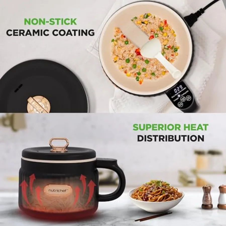 1.6 QT Portable Electric Rice Cooker