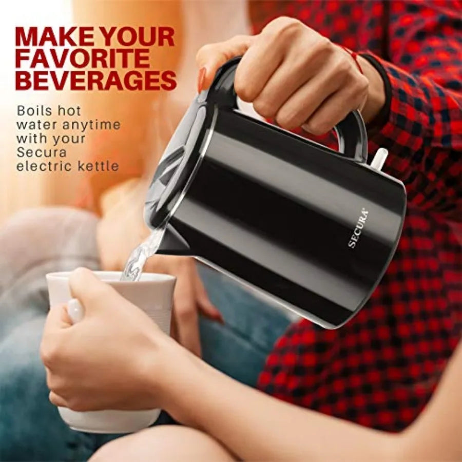 Stainless Double Wall Electric Kettle