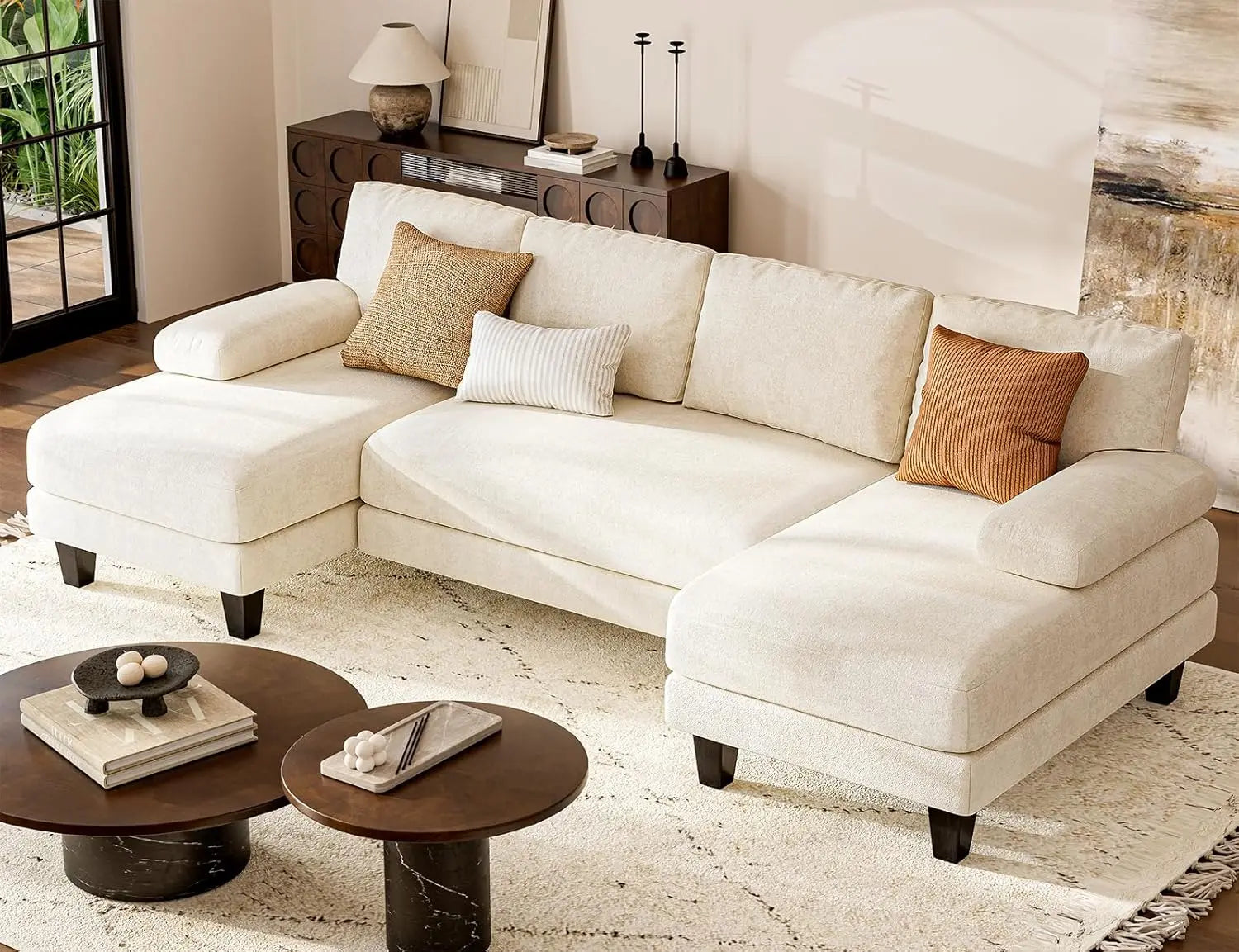 111" U Shaped Sectional
