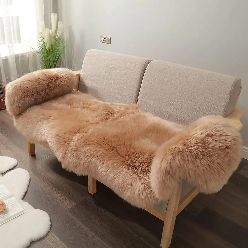 Genuine Sheepskin Wool Rug