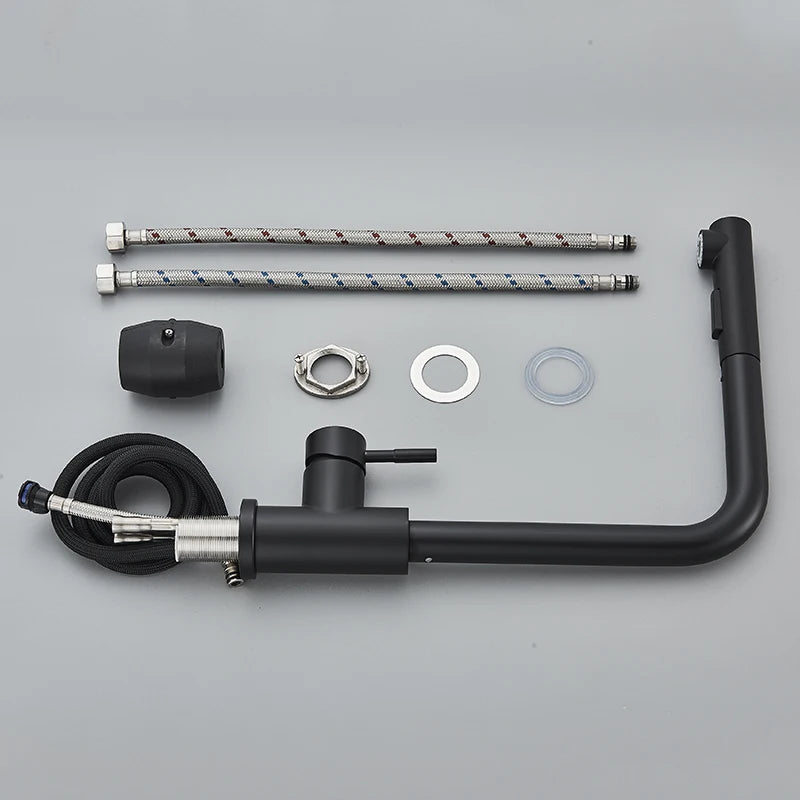 Black 360° Rotation Stream Sprayer