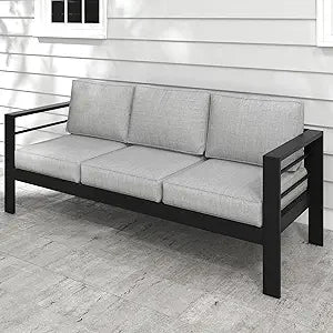 All-Weather Aluminum Patio Sofa