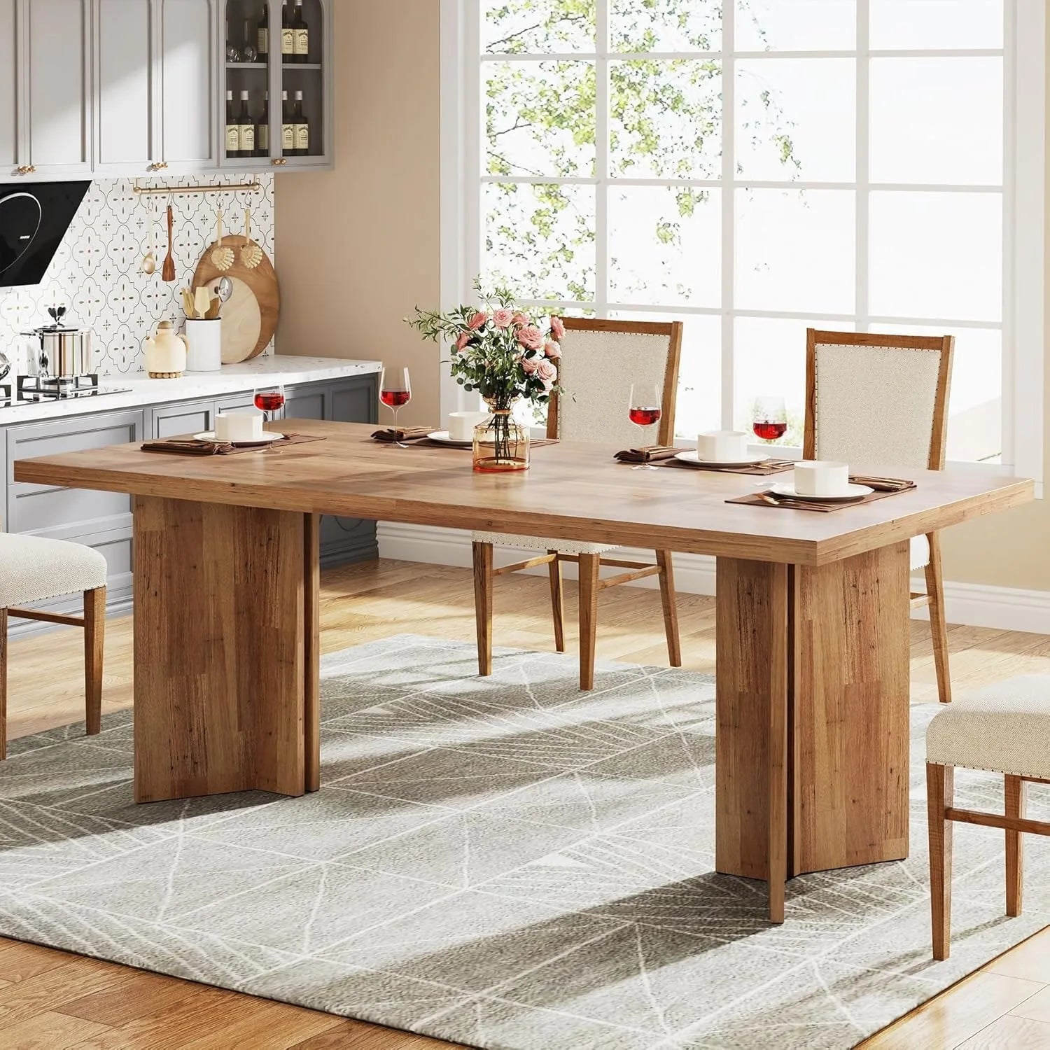 63" Large Rectangular for 4-6