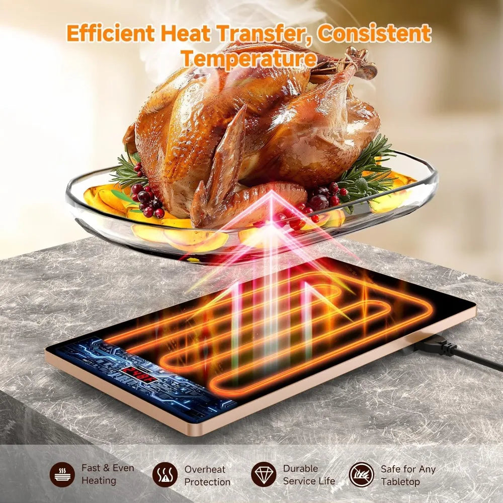 Electric Warming Tray, 4-in-1 Food Warmer