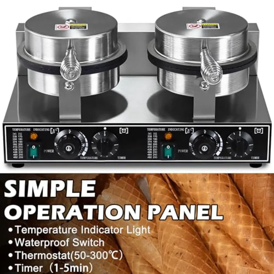 Commercial Waffle Cone Maker Commercial 2600W