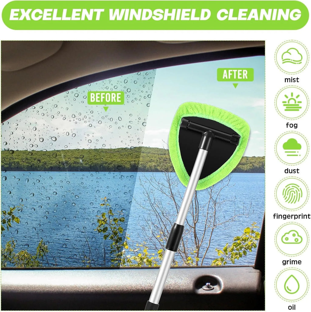 Windshield Cleaning Tool, Extendable Handle