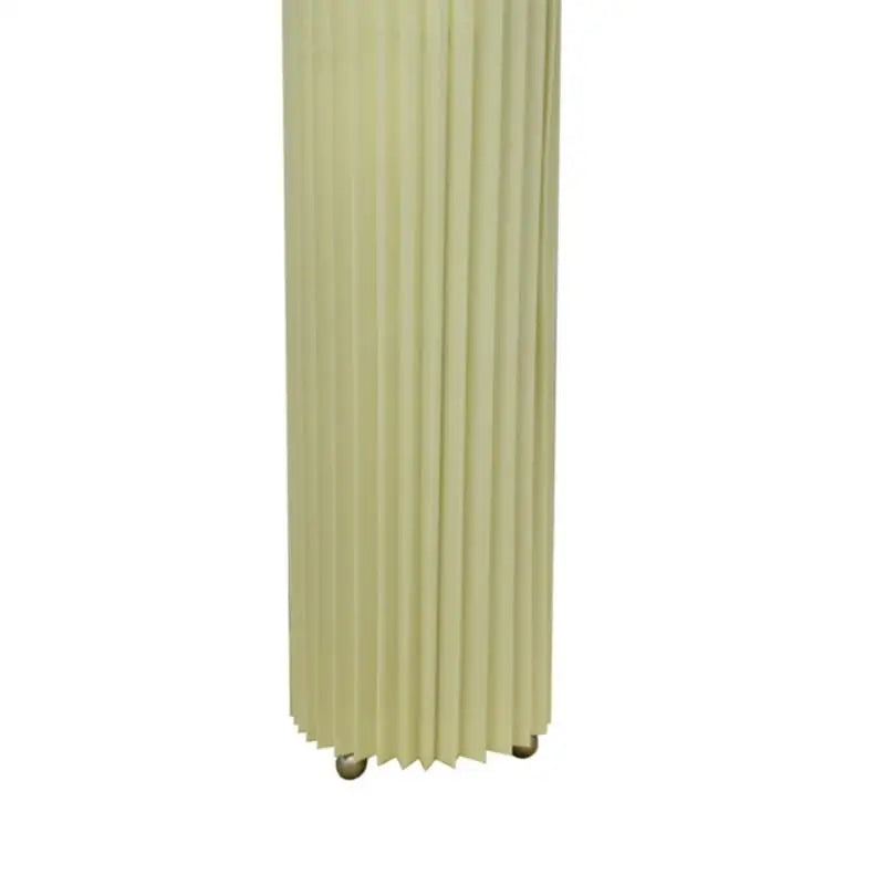 16.5" Metal Lamp w/Folded Ivory Shade