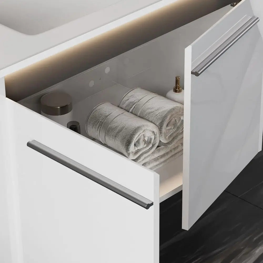 31" LED Floating Bathroom Vanity with Sink