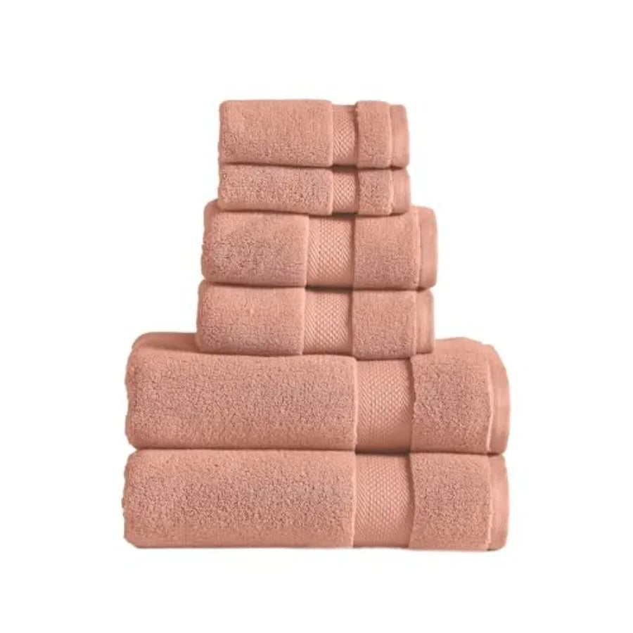 Luxury 6-Piece Quick-Dry Towel Set Plush