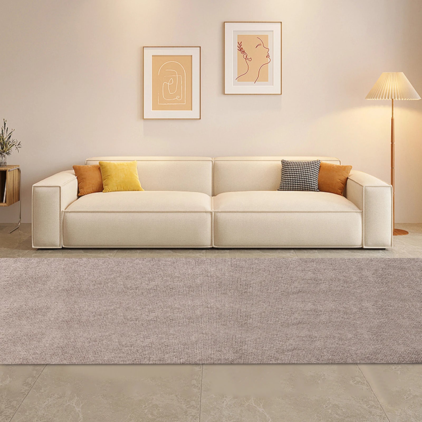 9'.6"x 4' Plush Fluffy Fuzzy Shag