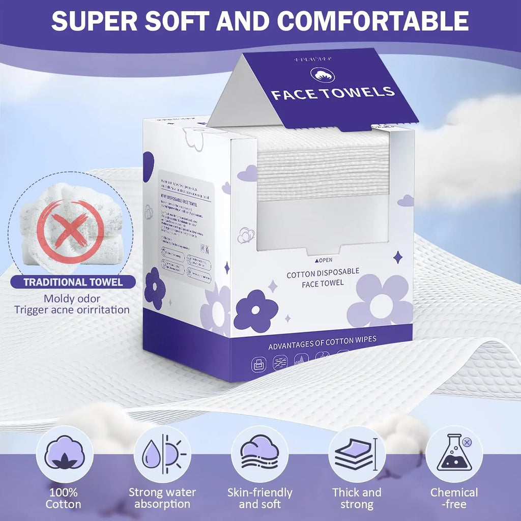 100-Count Disposable Face Towels