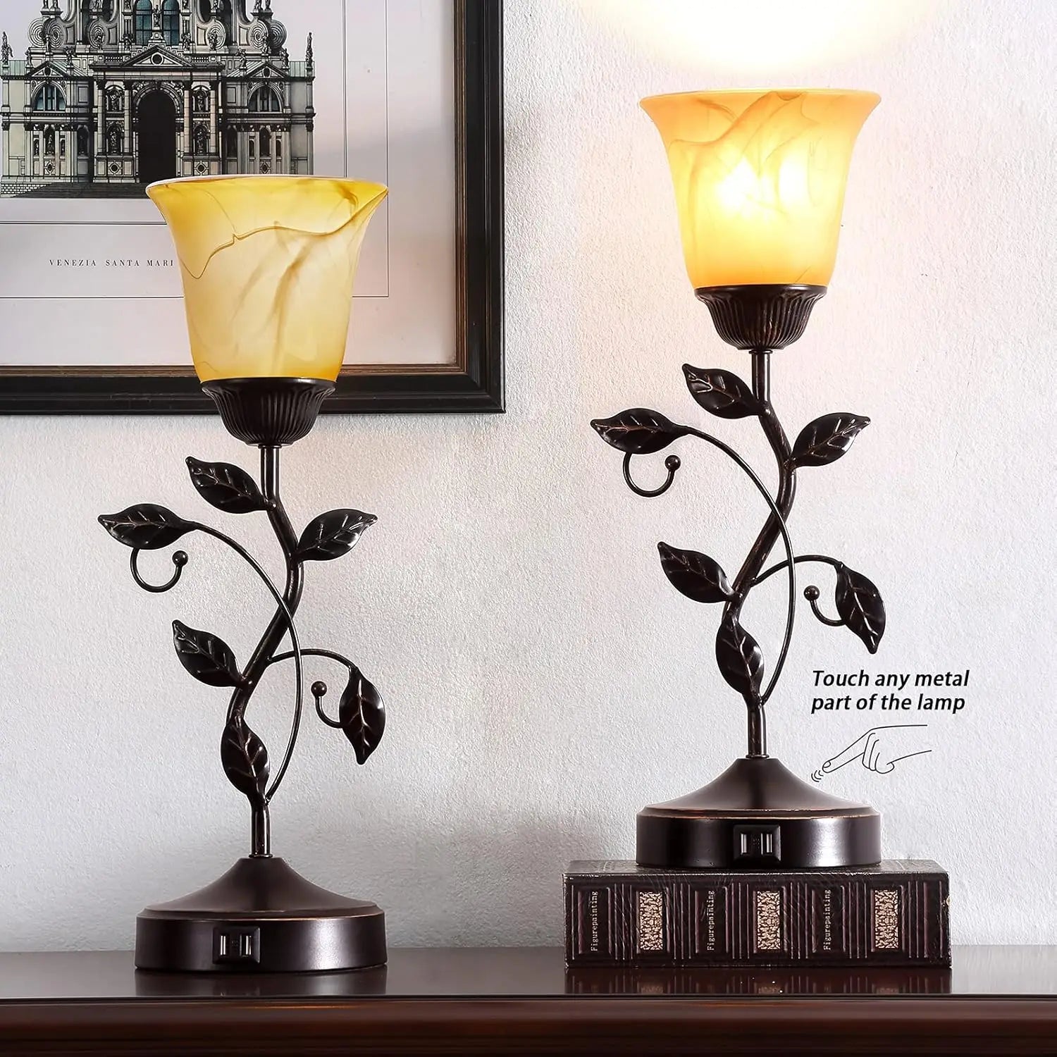 Vintage Bronze Touch Control Lamp