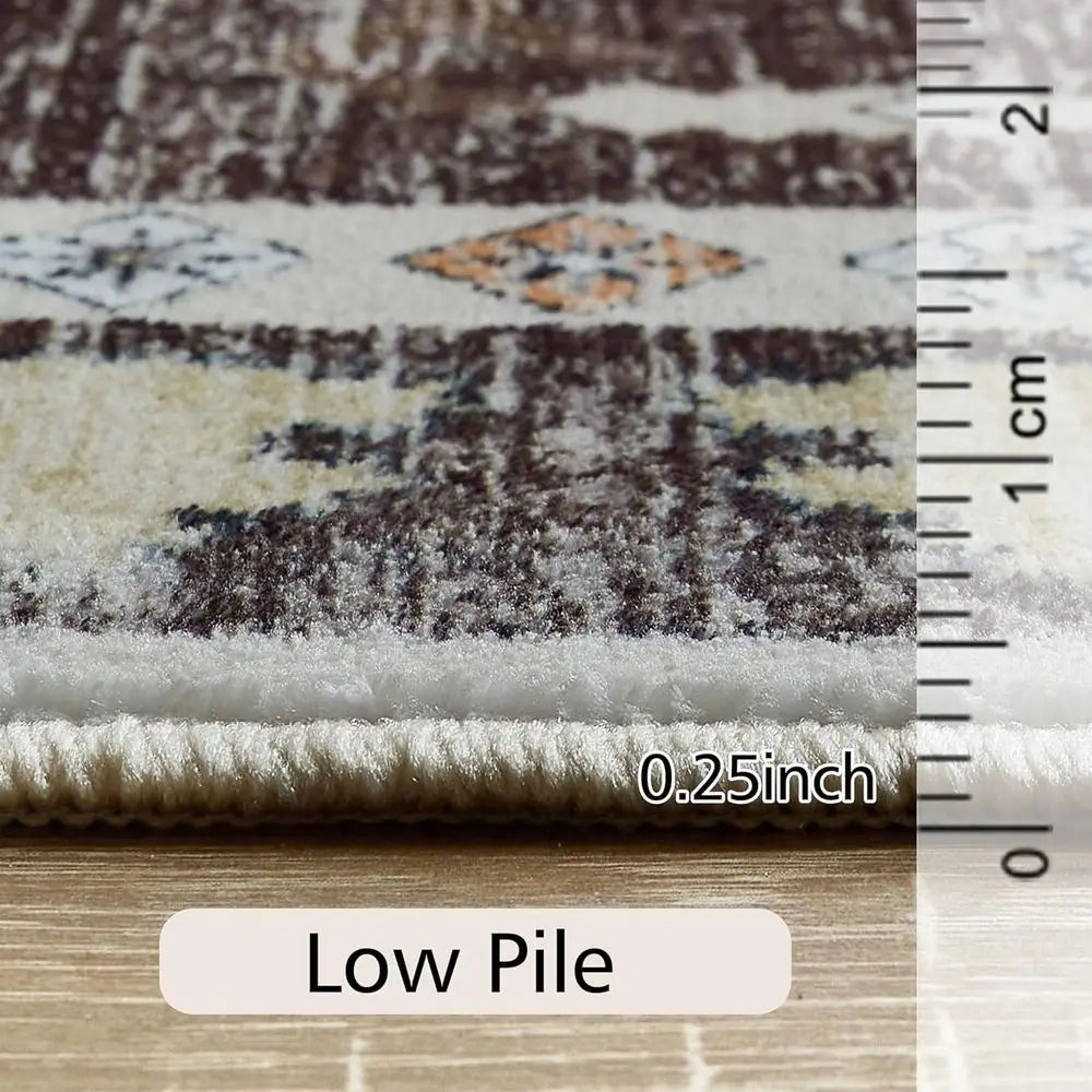 Washable Boho Soft Non-Slip