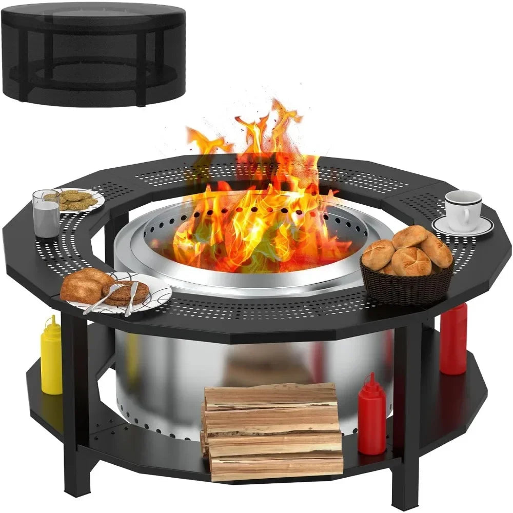 Portable Outdoor Fire Pit Table/Stove