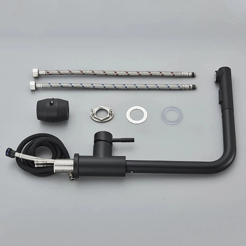 Black 360° Rotation Stream Sprayer Stainless