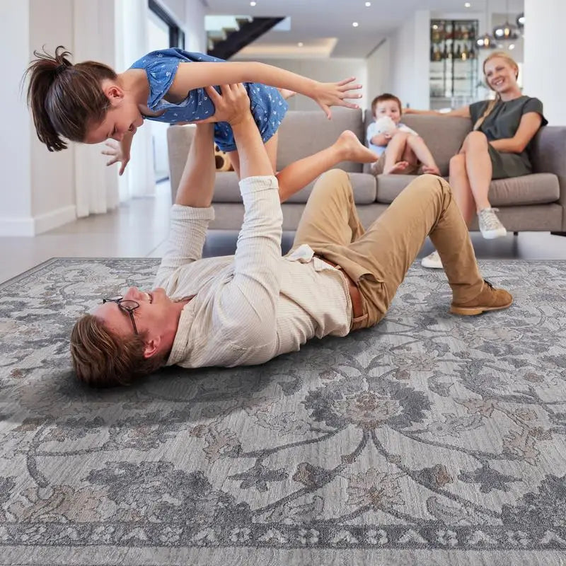 5x7 Sand/Ivory Oriental