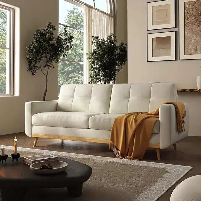 MCM Loveseat Button Tufted