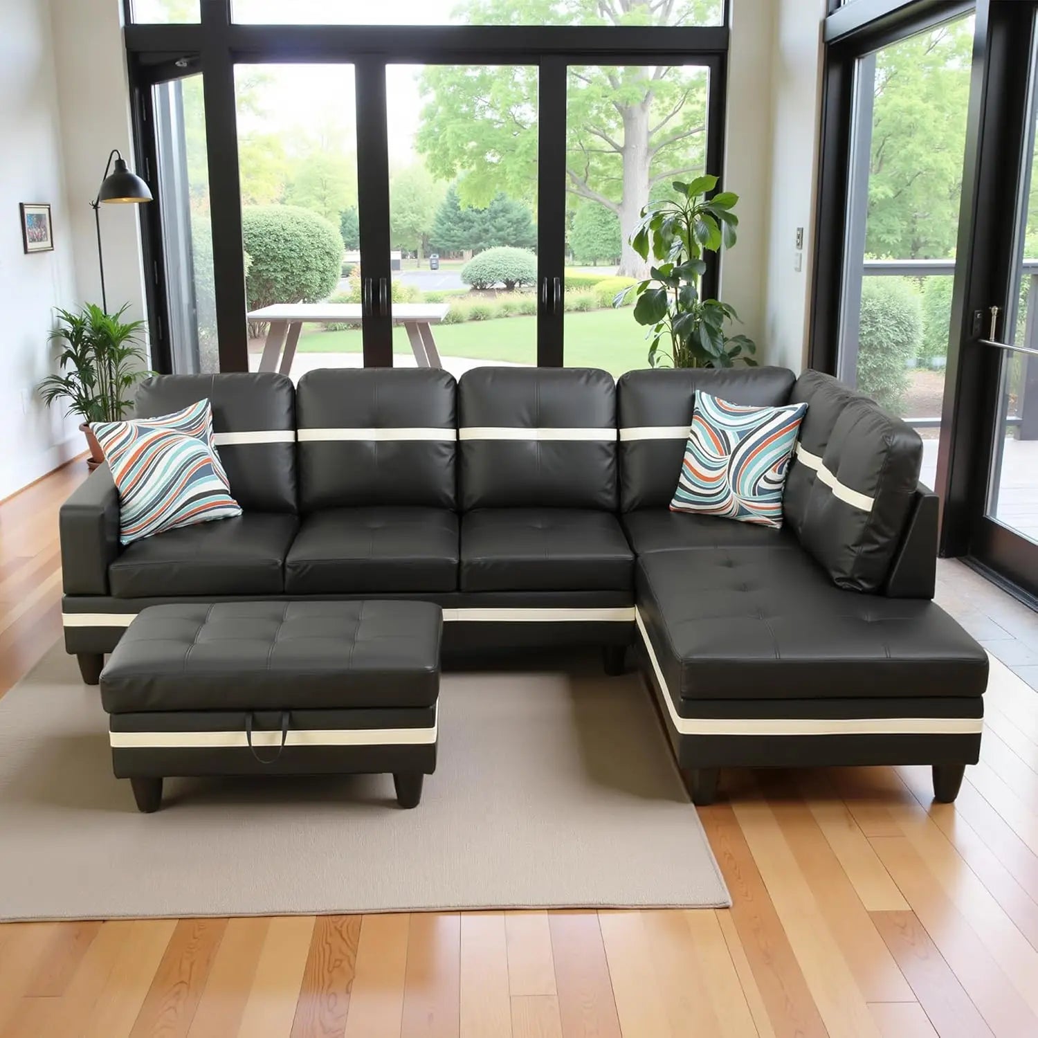 103.5" Oversized Sectional Couch L-Shaped