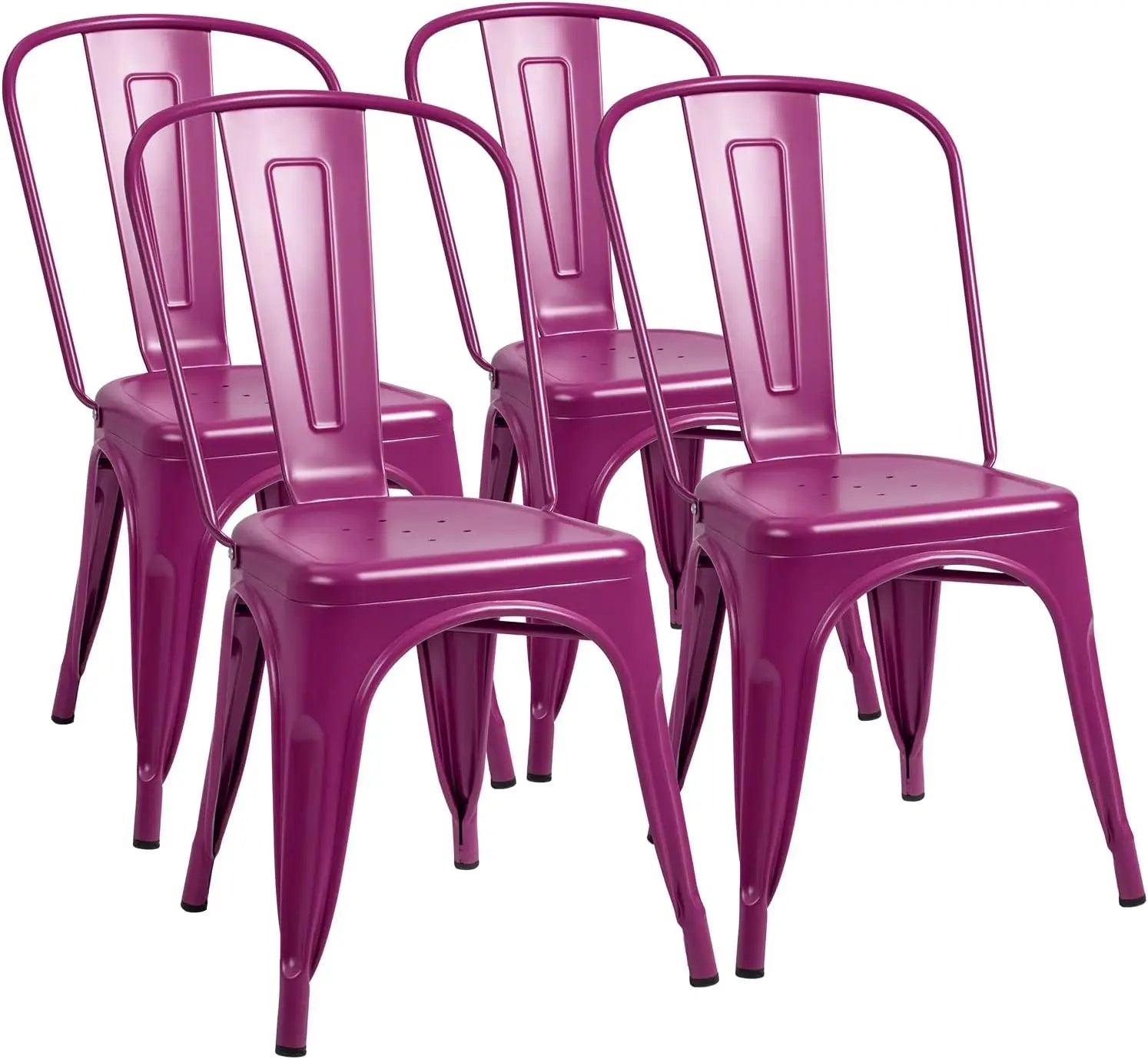 4 Metal Indoor-Outdoor Stackable Classic
