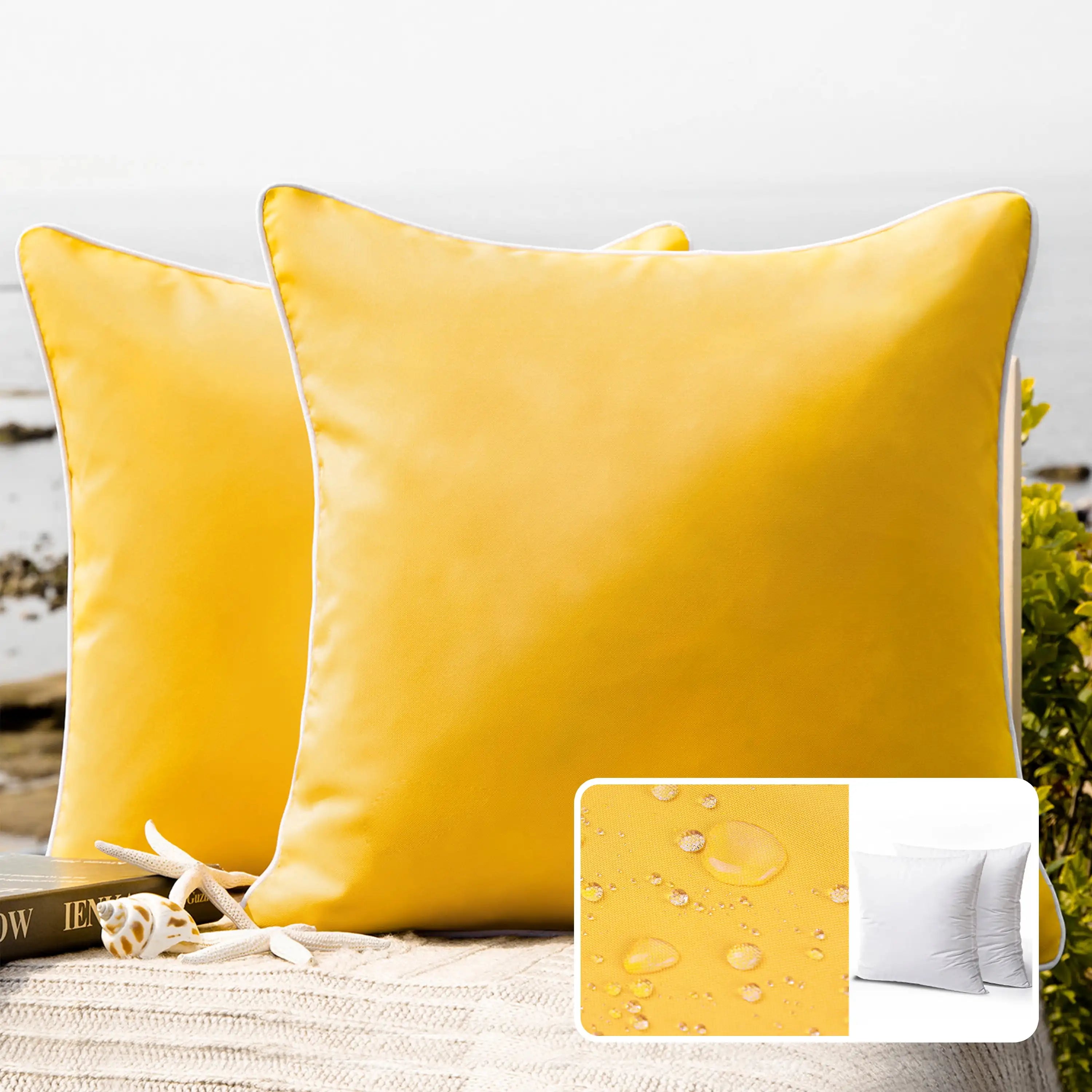 2 Outdoor Waterproof Pillow 18x18
