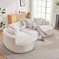 Oversized Boneless Curved Sectional