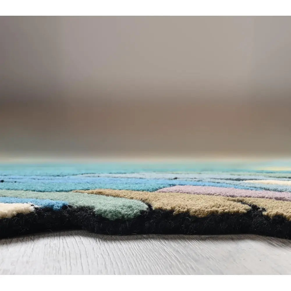 5x8 Handmade Irregular Shape Wool