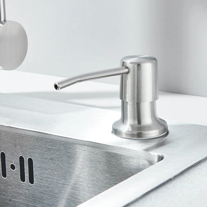 Brushed Nickel Stainless Recessed Taps