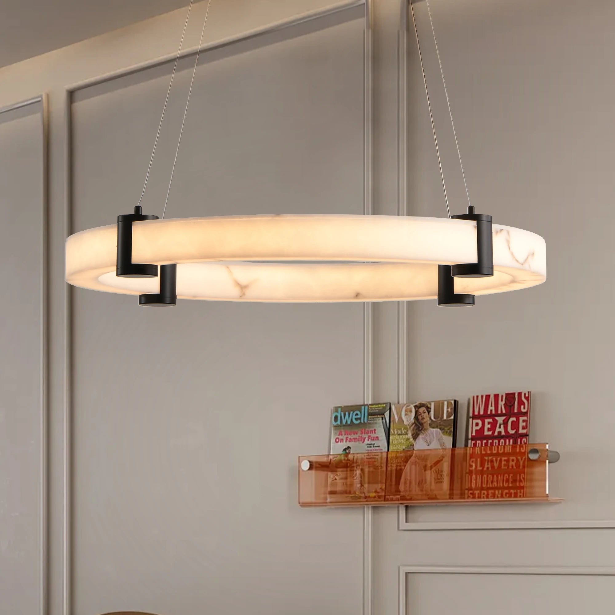 Luxury Resin Circular Chandelier