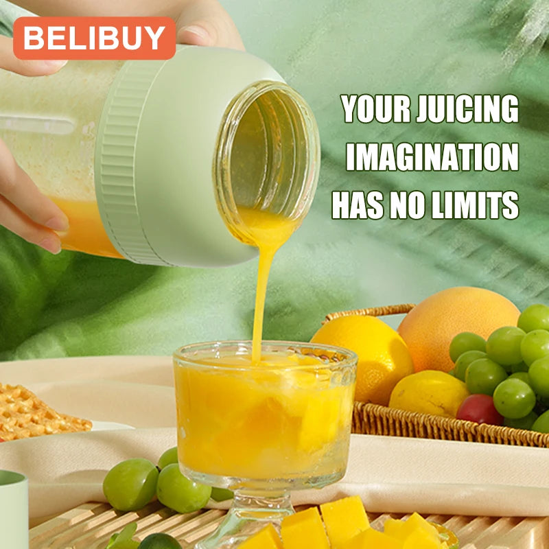 500/1300ML Electric Juicer Cup 6 Blades Blender