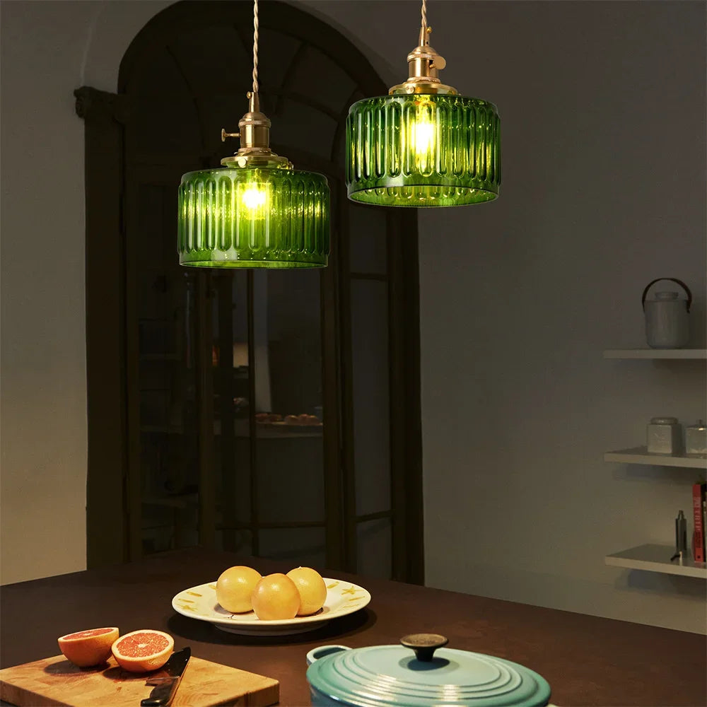 LED Green Crystal Chandelier