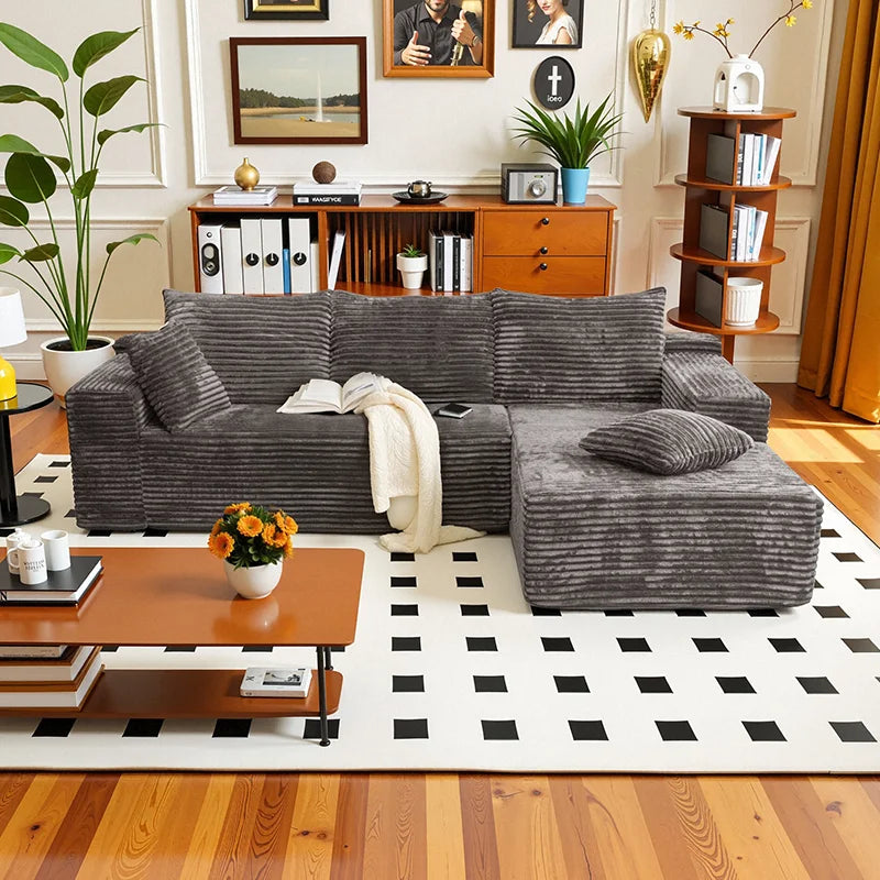 105Inch L-Shaped Living Room Sofa