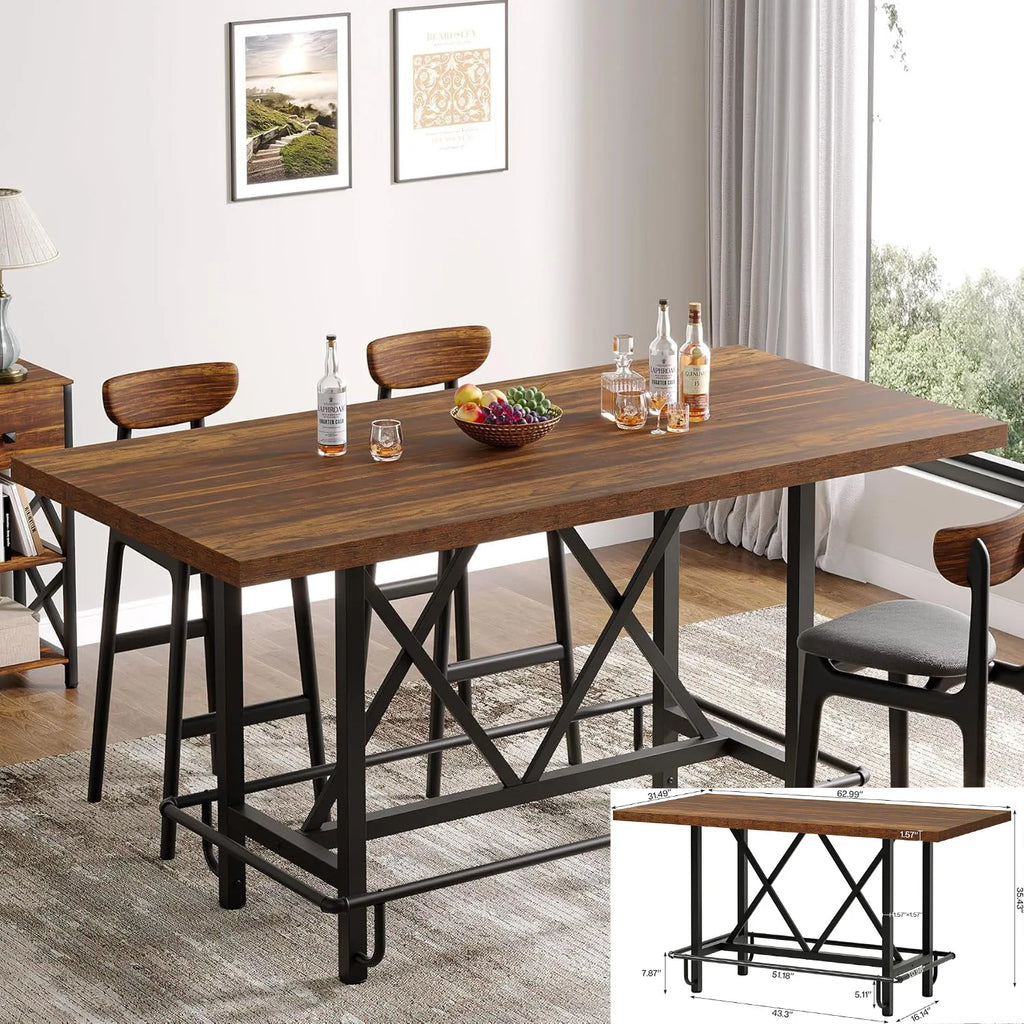 63" Large Rectangular for 4-6