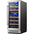 15" Dual Zone Wine Fridge 28 Bottle Capacity
