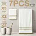 7-Piece Embroidered Bathroom Decor